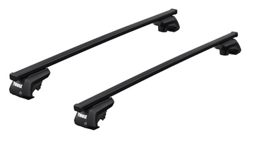 Thule EVO Roof Bars with 7104 raised rail foot pack and Thule Evo Square bars for the MAZDA Flair Crossover 5-dr MPV, 2020 on