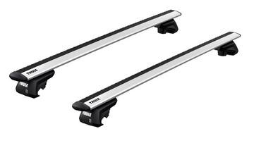 Thule Roof WingBar Evo with raised rail clamps to fit SAAB 9-5 5-dr Estate, 1999 - 2012