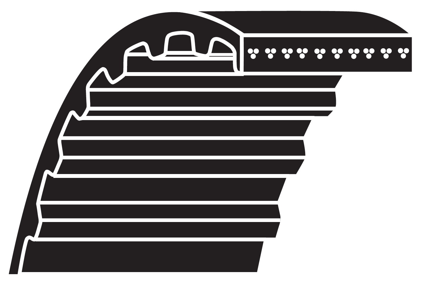 Bestorq 960-H-079 Trapezoidal Timing Belts