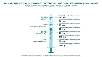 Tirzepatide Dosing in Units: Master Chart for All 4 Vial Sizes