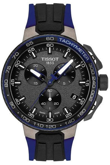 Buy Shop Tissot T Race Cycling Black Dial Two Tone Rubber Strap Watch For Men - T111.417.37.441.06 USA Online