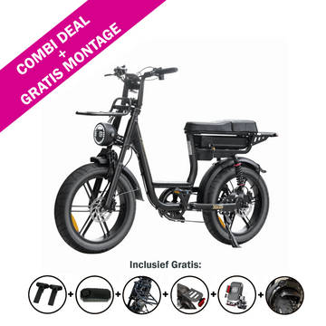 FATBIKE V20 COMFORT - C28 PRO – DAMES MODEL 2026 - ALARM - HYDRAULISCHE REMMEN