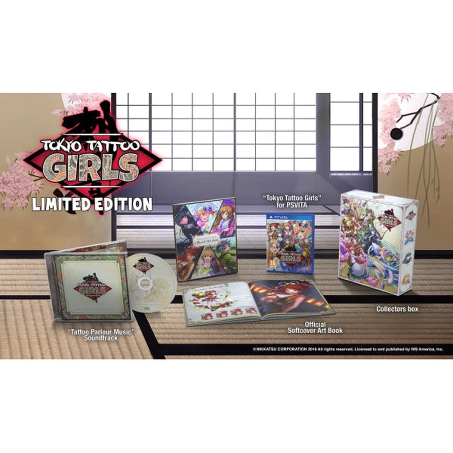 Tokyo Tattoo Girls - Limited Collector Special Edition [Sony Playstation PS Vita] Sony PS Vita Video Game NIS America