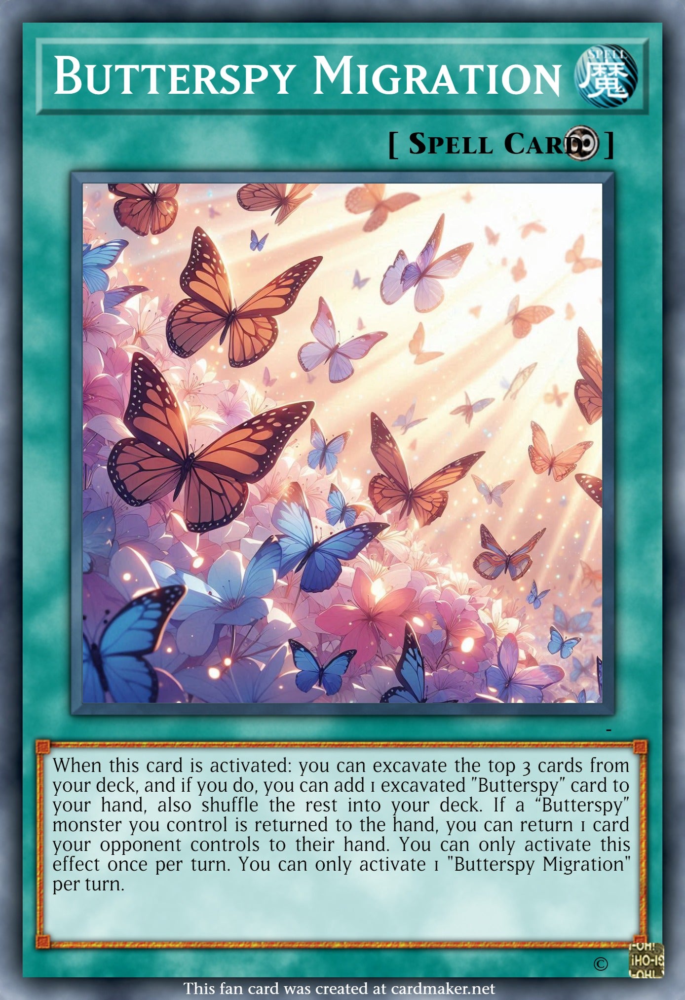 Trying to make Butterspy playable : r/customyugioh