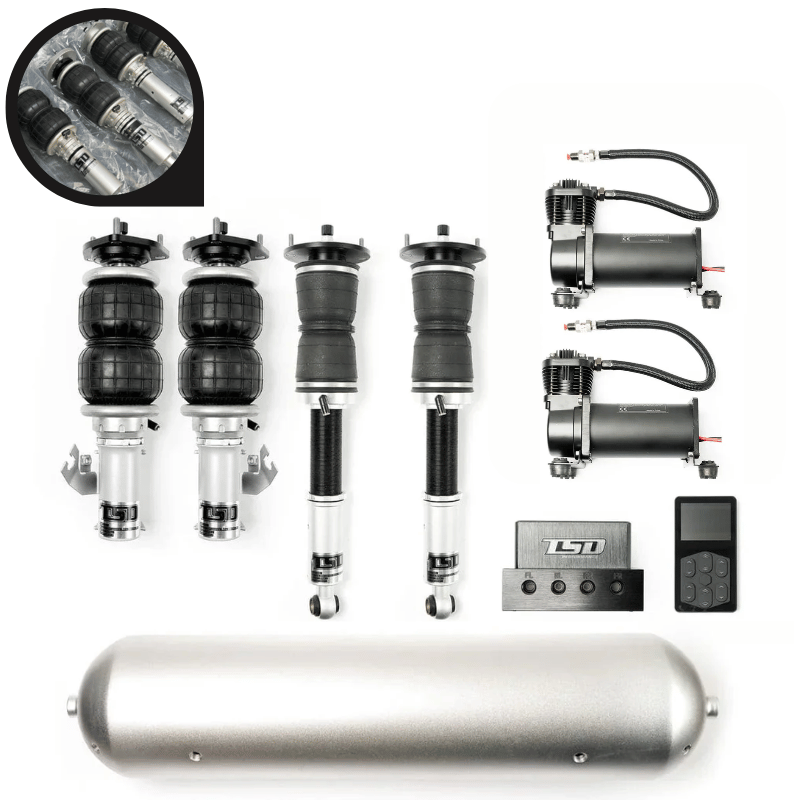 TSD Performance Air Suspension 5 Gallon (19 Litre) / Silver (Raw Alloy) / Air Freight - Please allow 2 weeks for manufacture. Toyota Previa / Estima / Tarago 3rd Gen 06-19  Air Suspension - TSD Performance SR