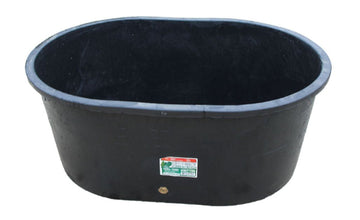 Tuff Stuff KMT 100 Super-Duty Oval Stock Tank for Horses/Large Animals, 110 gal
