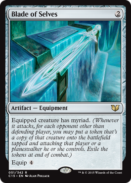 Ask a Magic Judge — How will blade of selves and assault suit