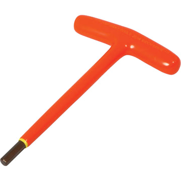 SAE Insulated Hex Key, Hex End, 7/32" x 6.5" L, T Handle