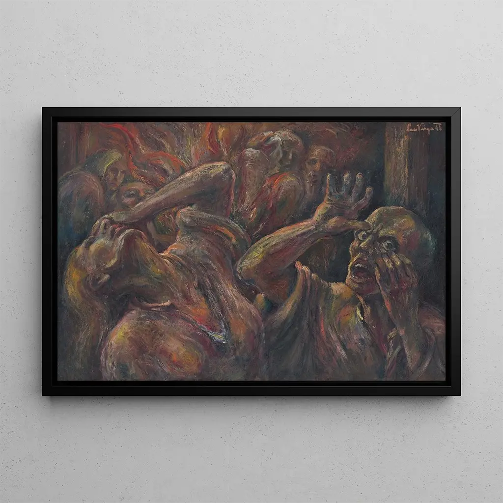 udovt Varga - Scene from Concentration Camp.webp