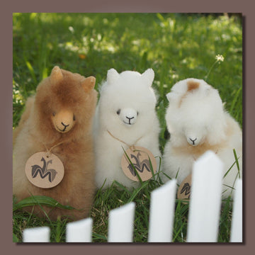 Håndlavet alpaca pelsdyr Uldplaiden.dk