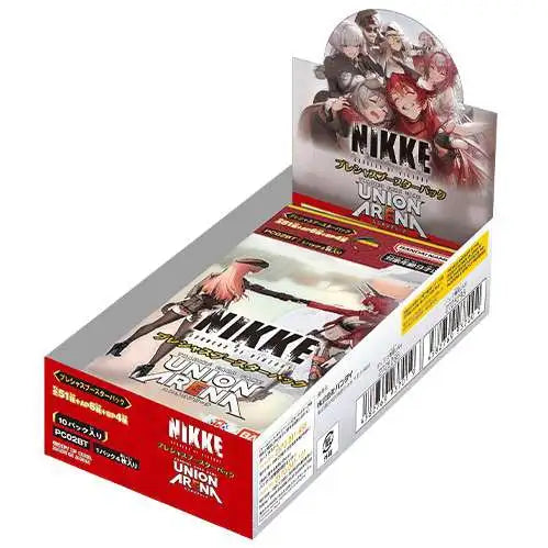 Union Arena Card Game Goddess of Victory Nikke Precious Booster Box UP01BT 10 Packs Bandai