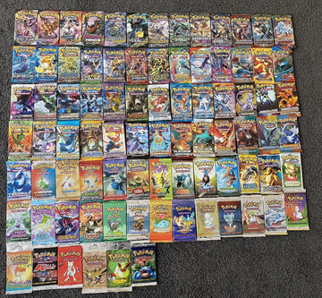 Pokémon YouTuber opens booster from every English TCG release