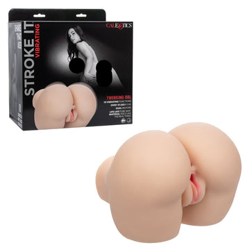 "Stroke It Vibrating Twerking Bbl - Ivory SE0913653"