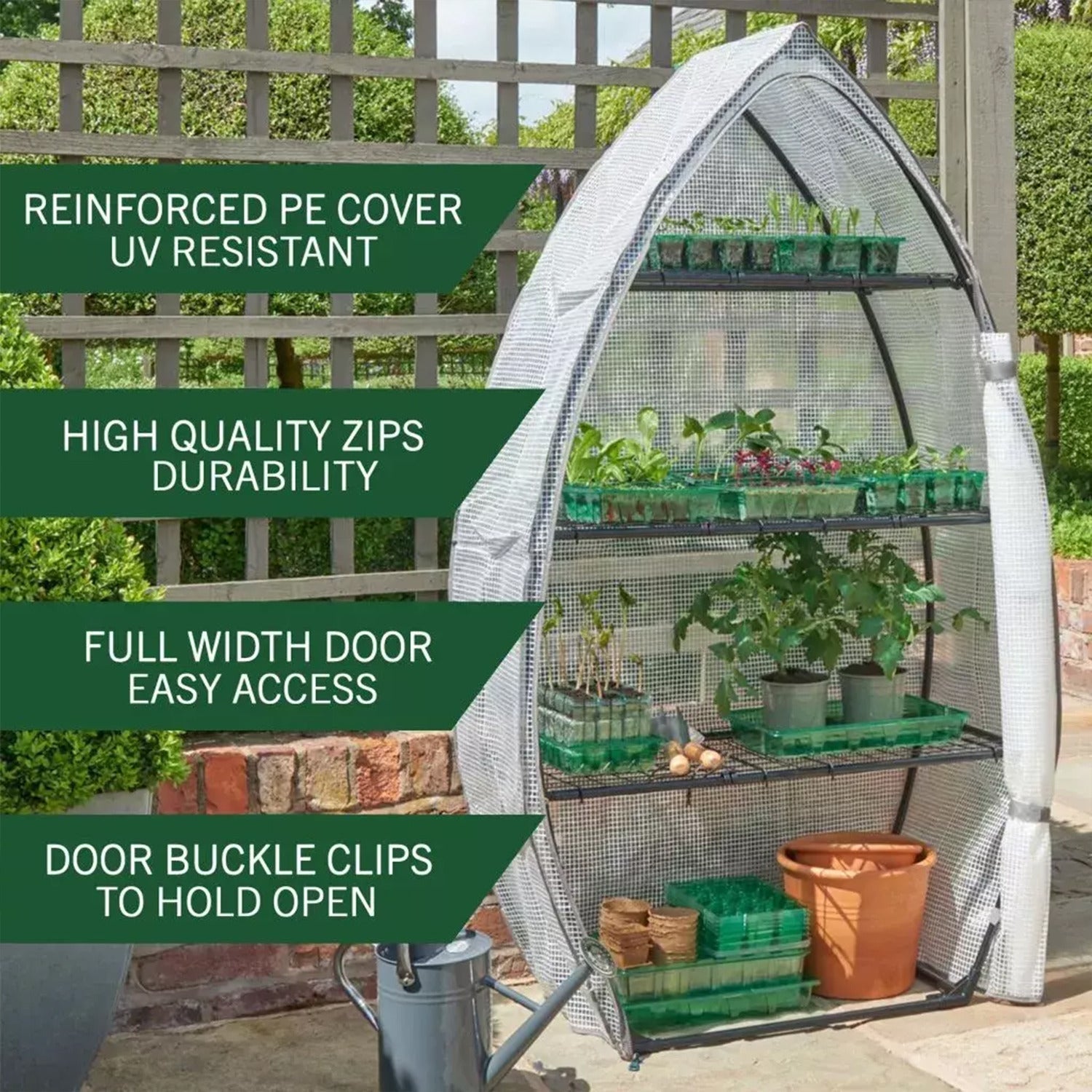 Gro-Sure Visiroot 12 Tray Growhouse with Sturdy Frame