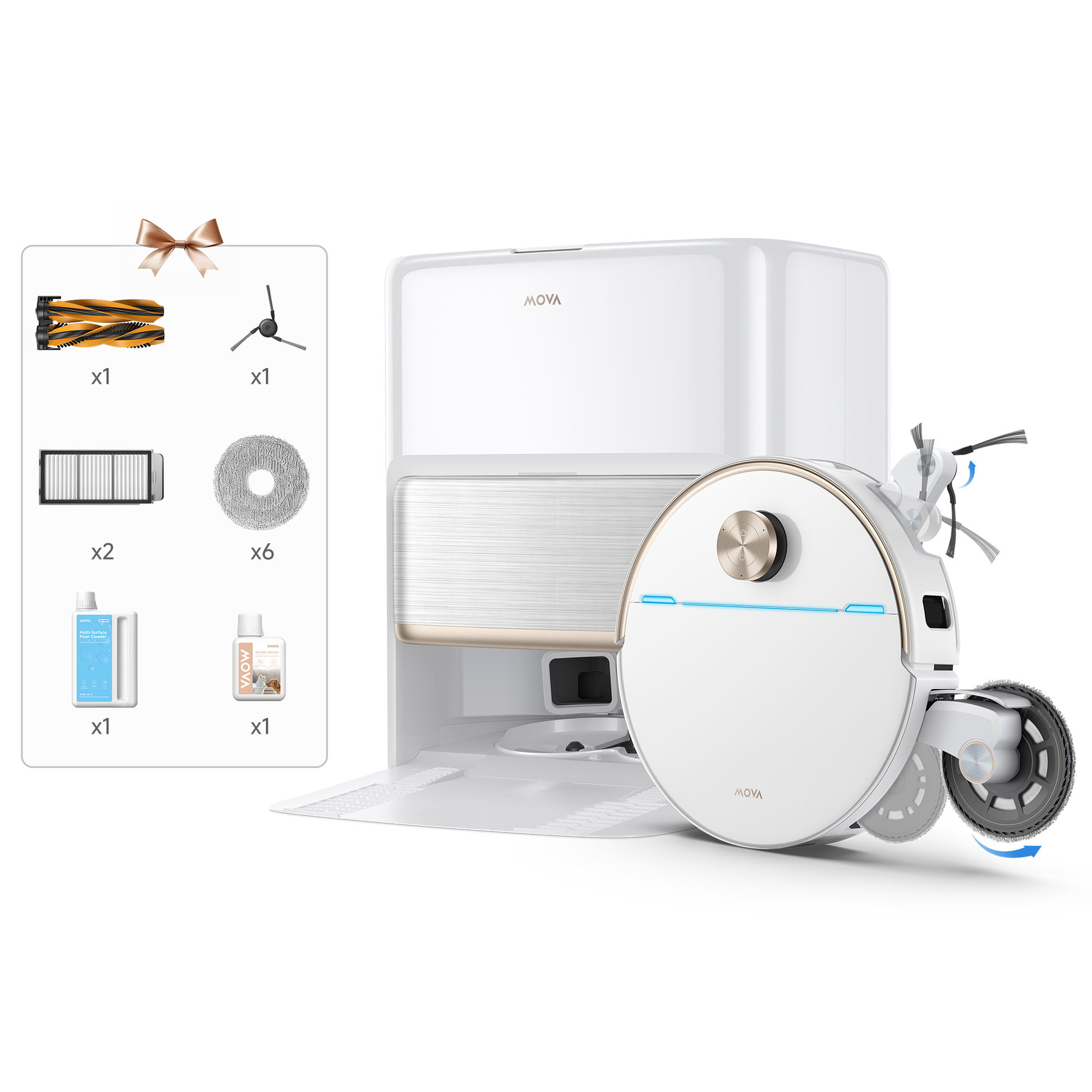 MOVA V70 Ultra Complete weiss Saugroboter