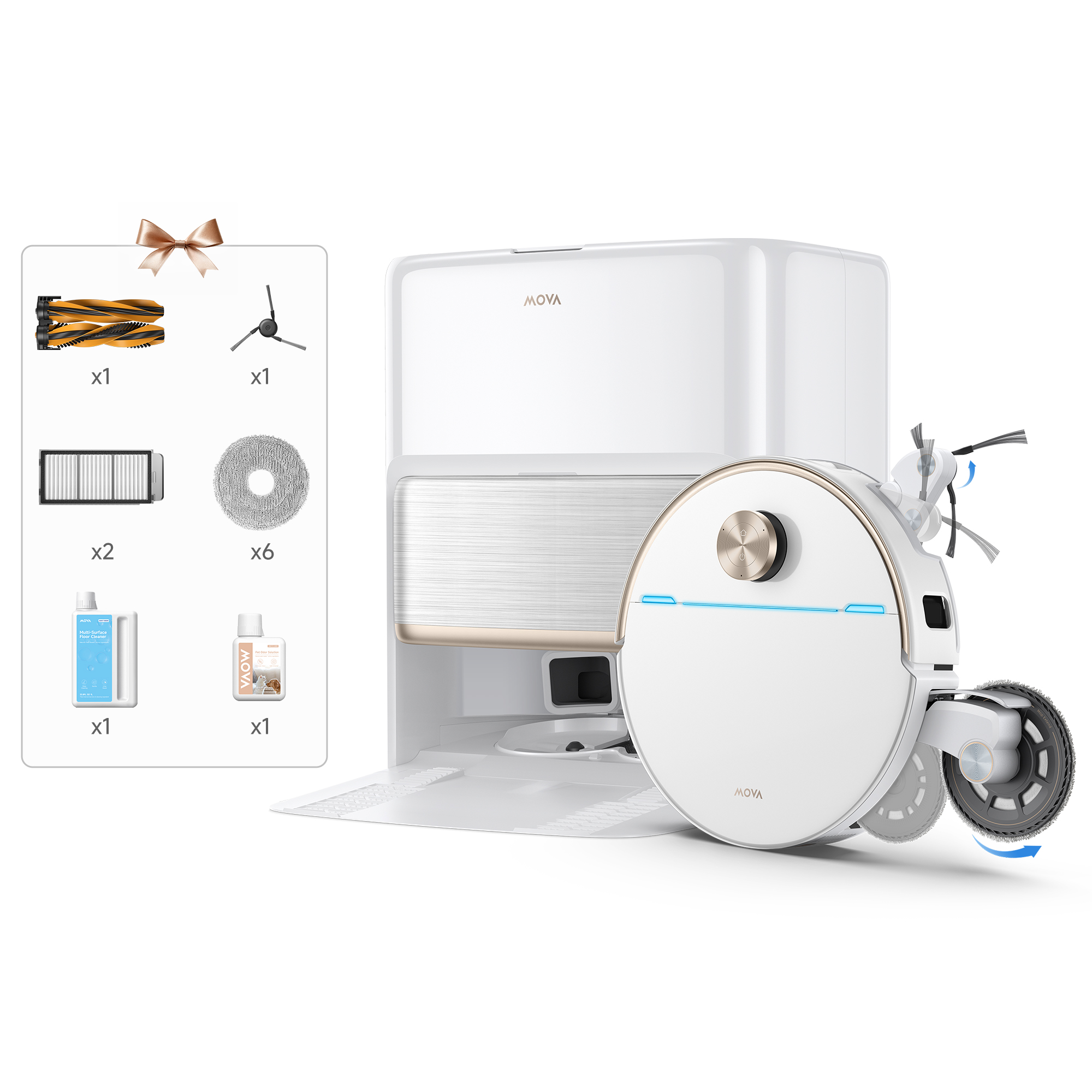 MOVA V70 Ultra Complete weiss Saugroboter