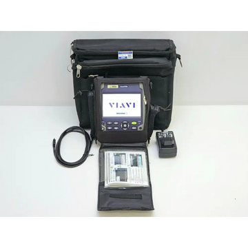 Viavi JDSU E126A SmartOTDR handheld fibre tester front view with 5-inch touchscreen display
