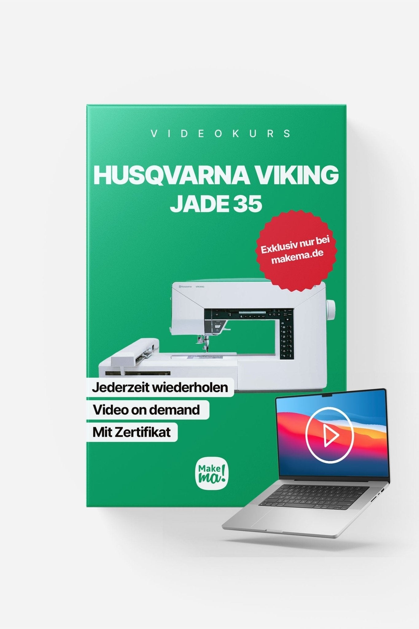 Videokurs zur Husqvarna VIKING JADE 35 - Make ma!