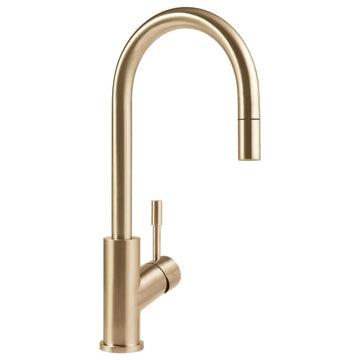 Villeroy & Boch Umbrella Flex Gold Kitchen Faucet Gold