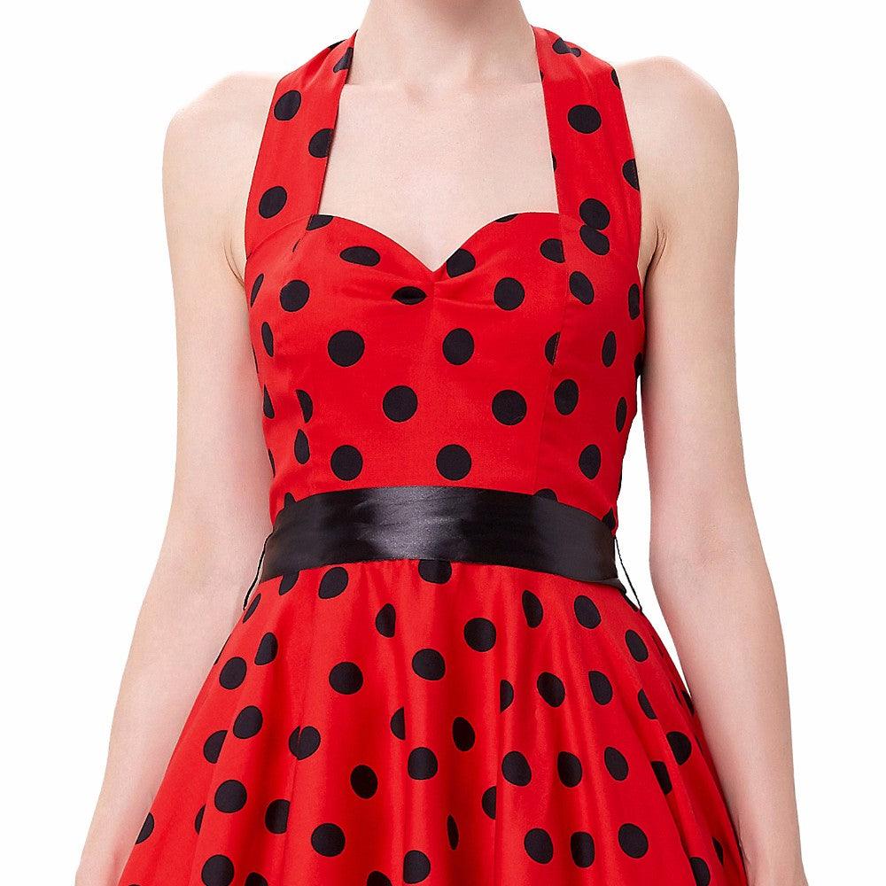 Dot Midi Dress Black Dress Red Polka Dots Polka Dots Midi Dress: Vintage Summer Elegance For