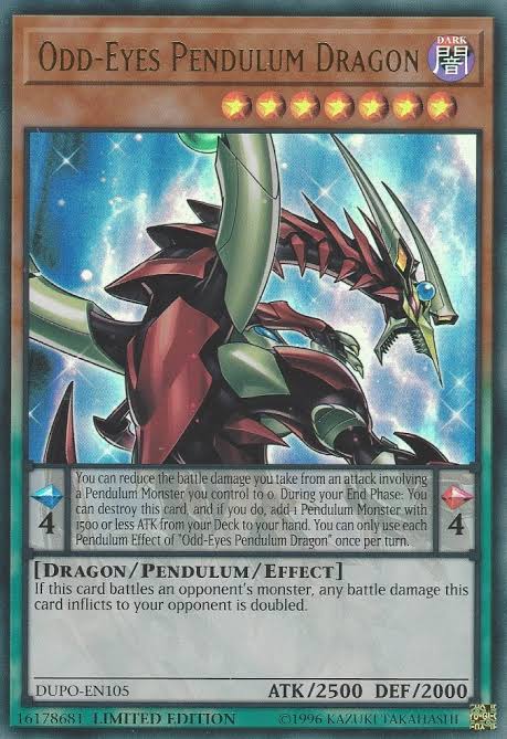 what do you guys think of Odd-eyes pendulum dragon (the card) : r/masterduel