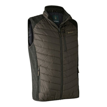 Deerhunter Moor Padded Waistcoat with Knit Green  4572