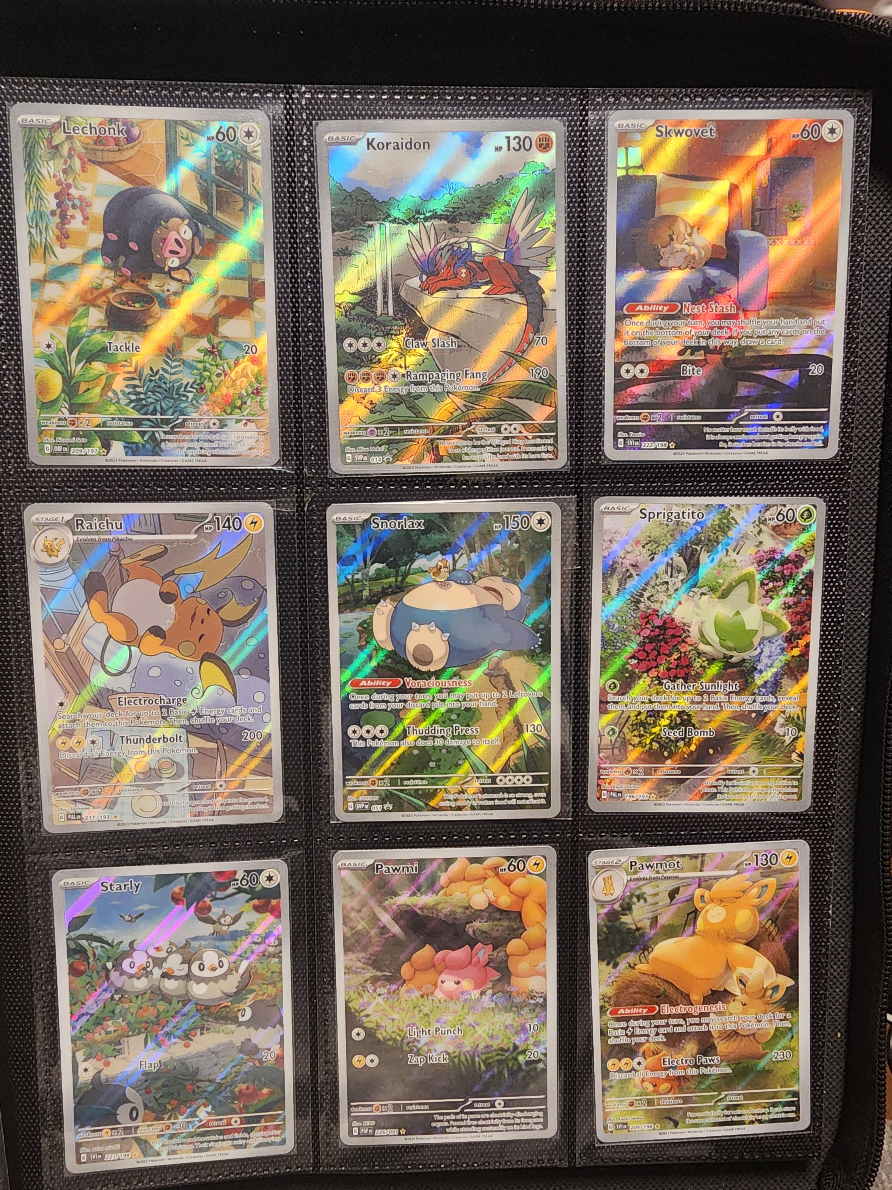 Wanted to share my Sleeping Collection! : r/PokemonTCG