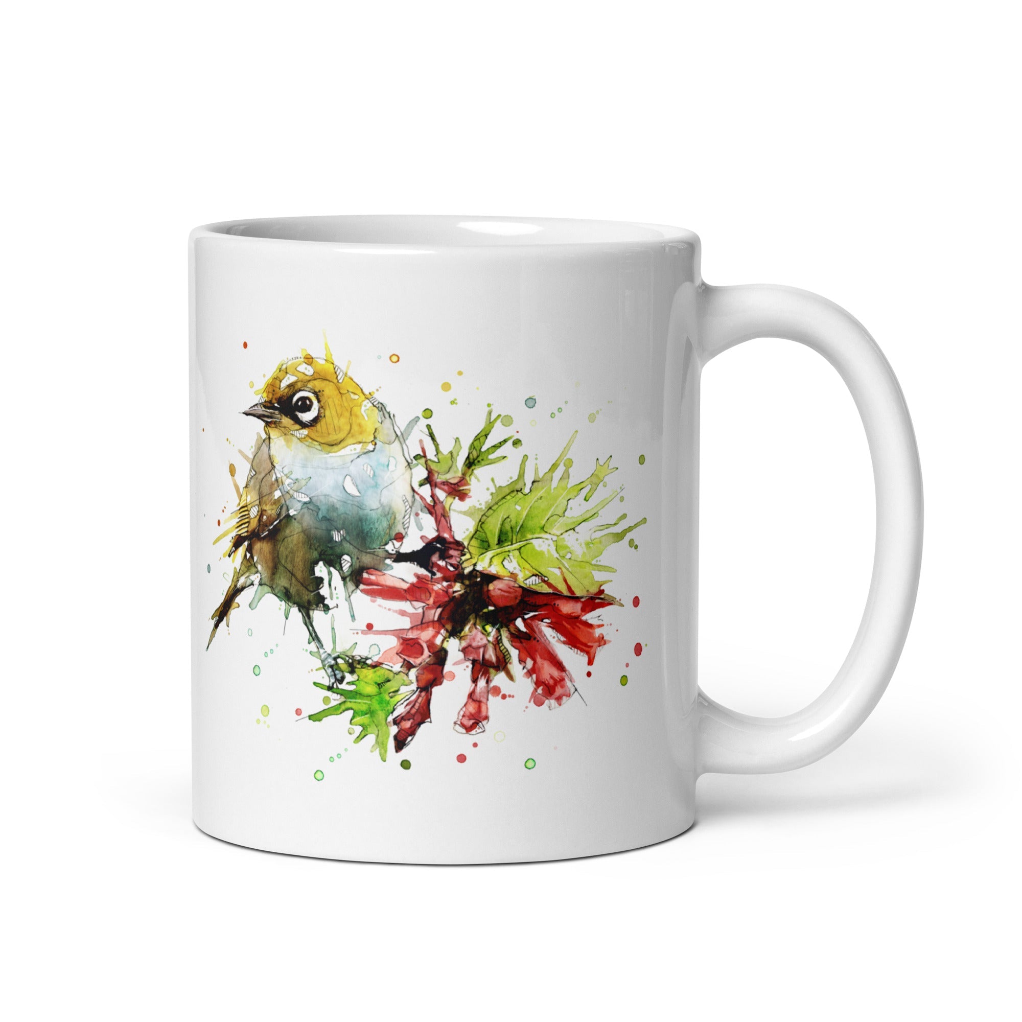 Silvereye Glossy Mug