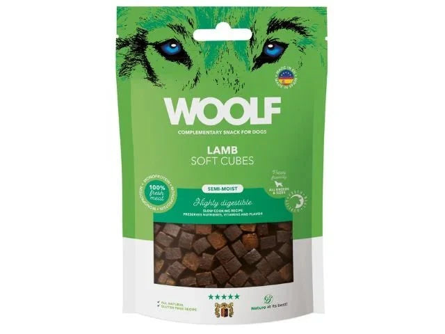 Woolf Soft Cubes Lamb (Lam), 100g. - MyDreamPet
