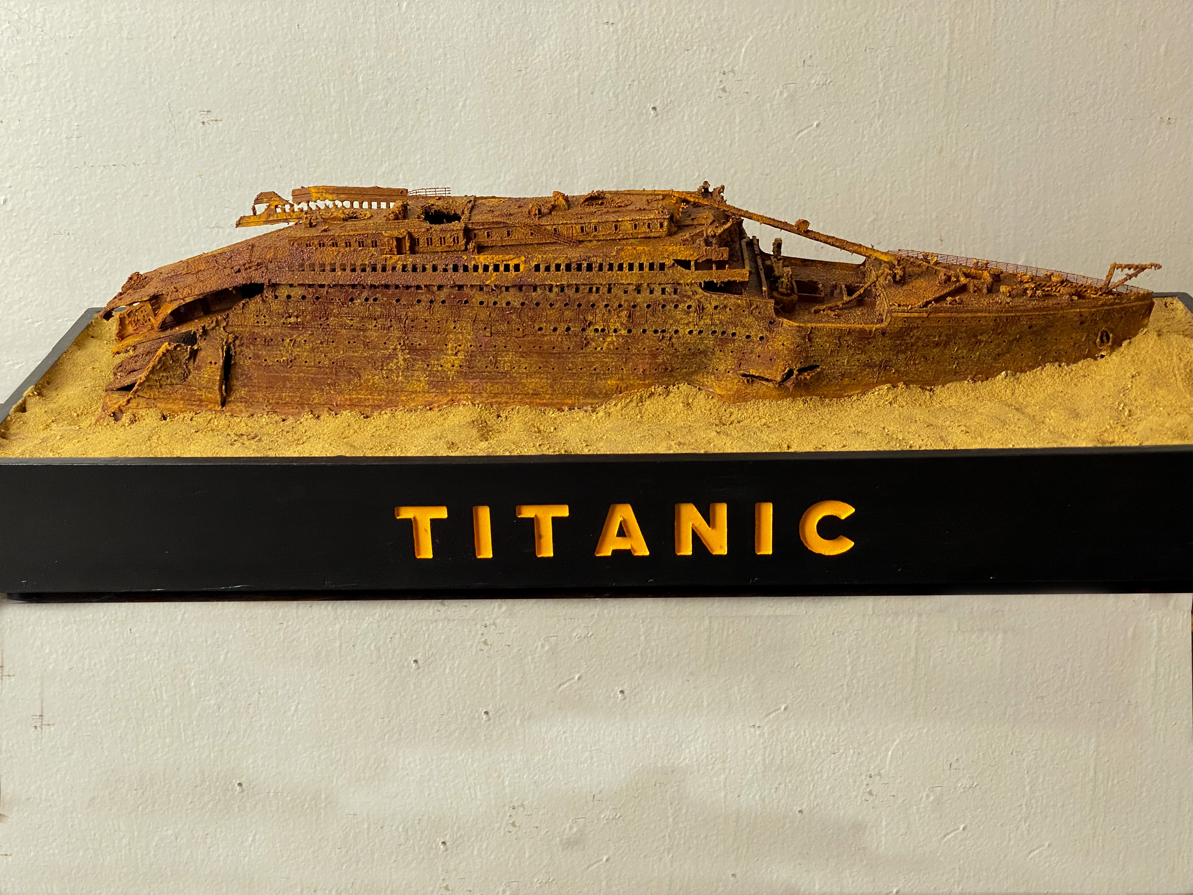 Titanic Wreckage Model Diorama 1/350 - Bow Wreckage
