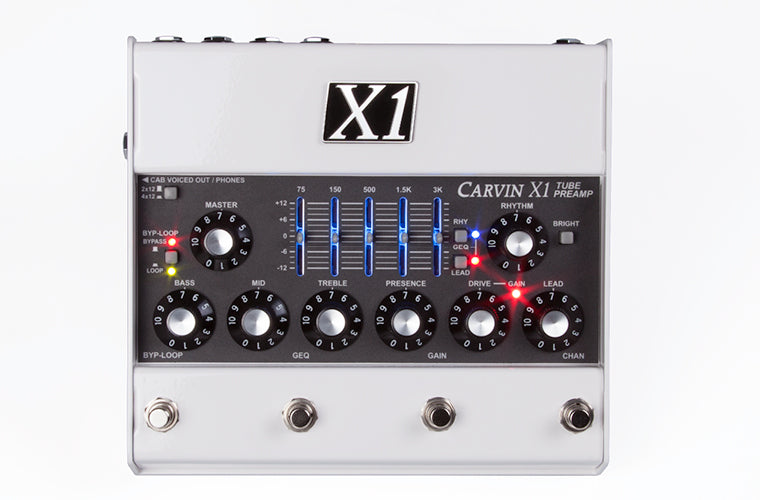 Carvin X1 All Tube Guitar Pre Amp Pedal