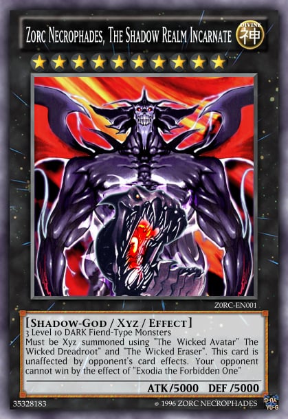 Zorc Necrophades card concept : r/customyugioh